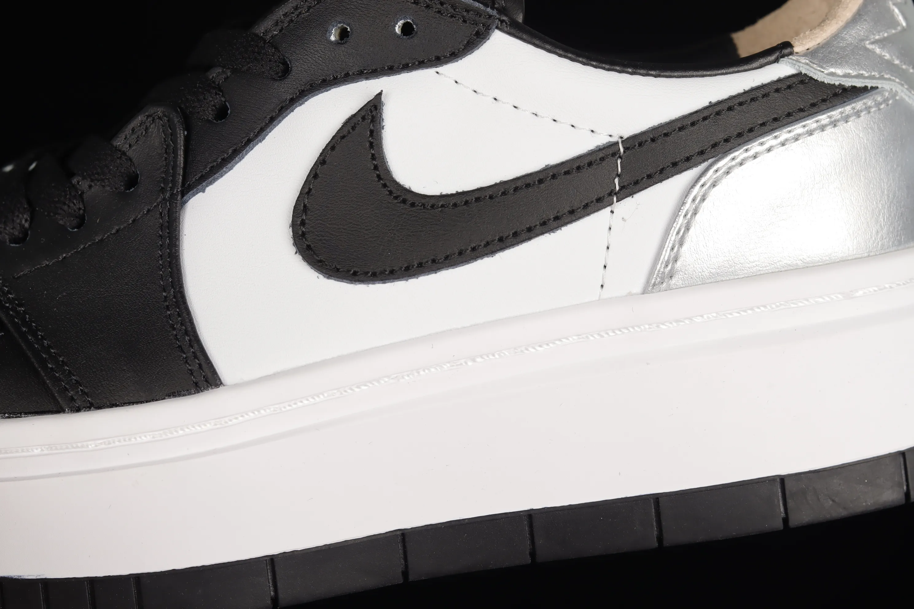 All categories Air Jordan Jordan series basketball shoes Air Jordan 1 Low Air Jordan 1 Elevate Low SE "Wolf Grey" Little AJ thick-soled retro basketball shoes DQ8561-001